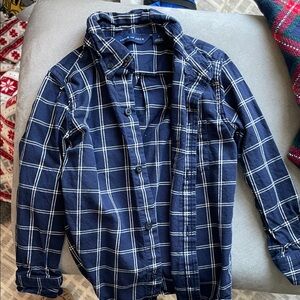 Jac + Jack Men's Navy Checkered Shirt